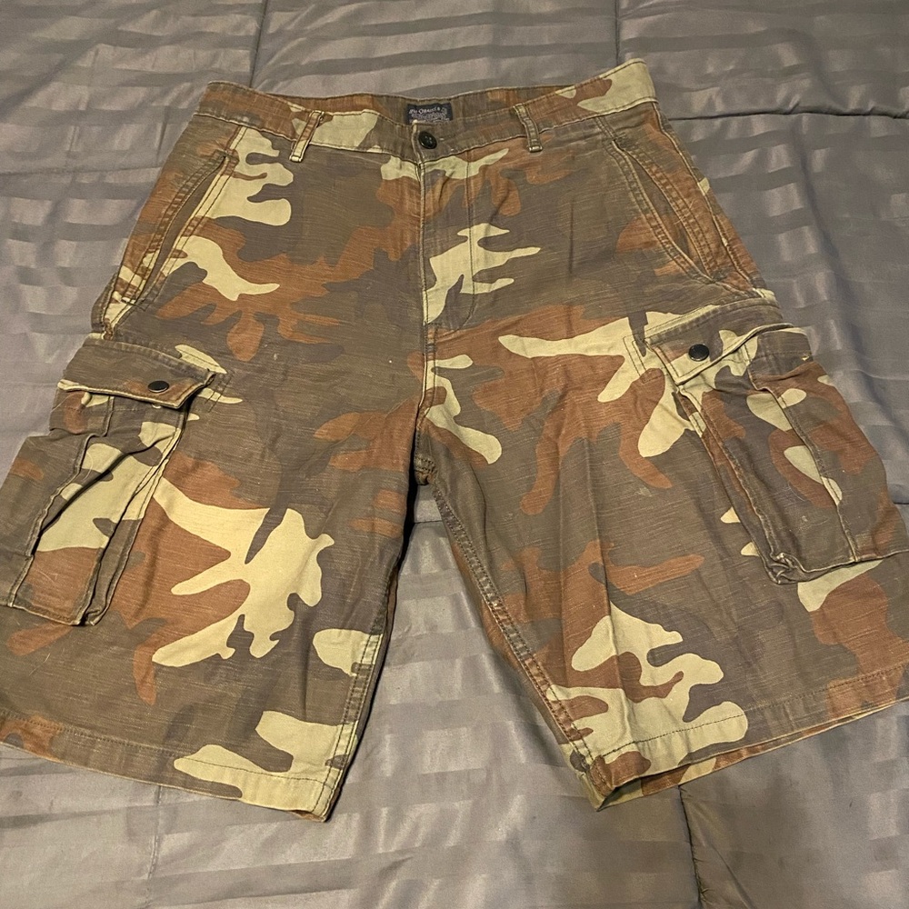 Men's Levi Strauss Camouflage Cargo Shorts